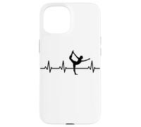 Yoga Lover ECG Heartline Ayurveda Coque pour iPhone 15