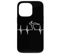 Yoga Lover ECG Heartline Yoga Teacher Girls Coque pour iPhone 13 Pro