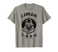 Yoga Lunaire Astronaute Croissant de Lune Science Espace Méditation T-Shirt