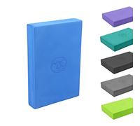 Yoga Mad Hi Density Foam Yoga Block, Blue