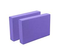 Yoga-Mad Lot de 2 blocs de yoga EVA haute densité antidérapant pour yoga, pilates et entraînements à domicile, 30 cm x 20 cm x 5 cm