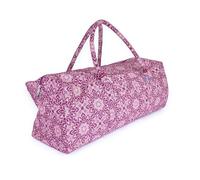 Yoga-Mad Sac de yoga et pilates imprimé mandala unisexe avec fermeture éclair sur toute la longueur, s'adapte à la plupart des tapis flexibles, blocs de yoga, traversins et vêtements, bordeaux, gris