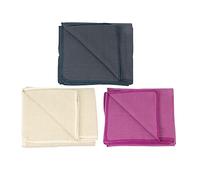 Yoga-mad Yblanketsl-nat Couverture de Yoga en Coton Mixte, Naturel, Taille Unique