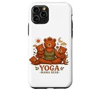 Yoga Mama Bear Cadeau Amusant pour Mamans Mindfulness Wellness Coque pour iPhone 11 Pro
