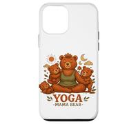 Yoga Mama Bear Cadeau Amusant pour Mamans Mindfulness Wellness Coque pour iPhone 12 Mini