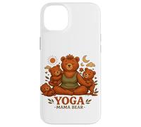 Yoga Mama Bear Cadeau Amusant pour Mamans Mindfulness Wellness Coque pour iPhone 14 Plus