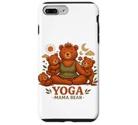 Yoga Mama Bear Cadeau Amusant pour Mamans Mindfulness Wellness Coque pour iPhone 7 Plus/8 Plus