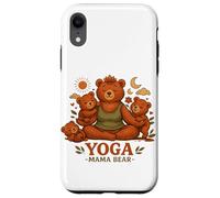 Yoga Mama Bear Cadeau Amusant pour Mamans Mindfulness Wellness Coque pour iPhone XR