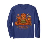 Yoga Mama Bear Cadeau Amusant pour Mamans Mindfulness Wellness Manche Longue