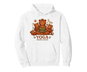 Yoga Mama Bear Cadeau Amusant pour Mamans Mindfulness Wellness Sweat à Capuche