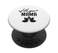 Yoga Mama Hobby Mère Maman Maman Fête des Mères PopSockets PopGrip Adhésif