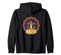 Yoga Mandala Namaste, Mosaïque Zen, Symbole Om, méditation Florale Sweat à Capuche