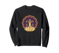 Yoga Mandala Namaste, Mosaïque Zen, Symbole Om, méditation Florale Sweatshirt