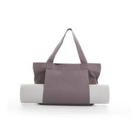 Yoga Mat Carry Bag Multifunctional Pilates Case Large Capacity Washable Lightweight Foldable pour Gym Sport Voyages(Grey)