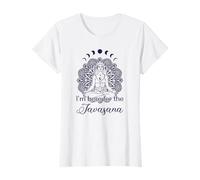 Yoga Meditation avec Phases de la Lune et Here for The Savasana T-Shirt