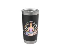 Yoga Méditation Calme Esprit Adeptive Wellness Gobelet isotherme en acier inoxydable double paroi