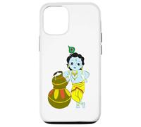 Yoga Méditation Spirituelle Dieu Hindou Krishna Coque pour iPhone 12/12 Pro