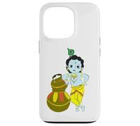 Yoga Méditation Spirituelle Dieu Hindou Krishna Coque pour iPhone 13 Pro