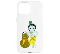 Yoga Méditation Spirituelle Dieu Hindou Krishna Coque pour iPhone 15