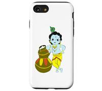 Yoga Méditation Spirituelle Dieu Hindou Krishna Coque pour iPhone SE (2020) / 7/8