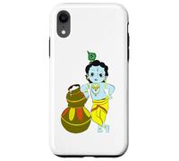 Yoga Méditation Spirituelle Dieu Hindou Krishna Coque pour iPhone XR