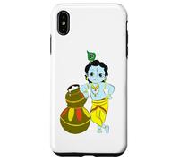 Yoga Méditation Spirituelle Dieu Hindou Krishna Coque pour iPhone XS Max