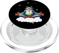 Yoga Om Grenouille Yogi Grenouille Méditation PopSockets PopGrip pour MagSafe