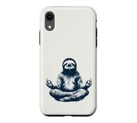 Yoga Paresseux Méditer Namaste Relaxation Profonde Coque pour iPhone XR