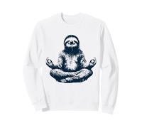 Yoga Paresseux Méditer Namaste Relaxation Profonde Sweatshirt