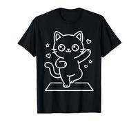 Yoga Pilates avec Un Chat Mignon T-Shirt