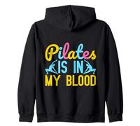 Yoga Pilates is in My Blood Funny Yoga Sweat à Capuche