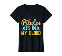Yoga Pilates is in My Blood Funny Yoga T-Shirt