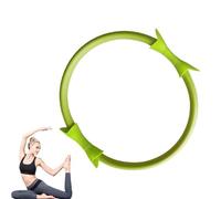 Yoga Ring Pilates - Poignées confort améliorées de 38 cm de diamètre | Mot clé à queue longue du cercle magique pour fitness léger | Équipement complet pour tonifier les bras, les jambes et le noyau