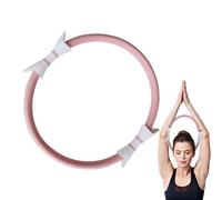 Yoga Ring Pilates - Poignées confort améliorées de 38 cm de diamètre | Mot clé à queue longue du cercle magique pour fitness léger | Équipement complet pour tonifier les bras, les jambes et le noyau