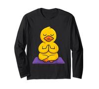 Yoga Rubber Duck Zen Bath Mindful Relaxation Companion Manche Longue