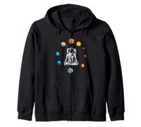 Yoga Space Mindful Astronaute Planète Outer Spaceman Galaxie Sweat à Capuche