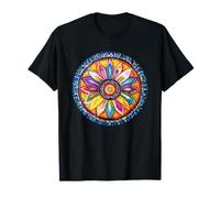 Yoga Spirituel Mandala Arc-en-Ciel T-Shirt