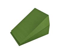 Yoga Squat Wedge - Élève les talons et les muscles du mollet Paire de | Blocs inclinés verts en mousse EVA pour aider le bas du corps à la mobilité et à la musculation pour la maison, la gym