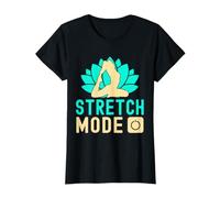 Yoga Stretch Mode on Funny Yoga T-Shirt