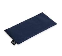 Yoga Studio Coussin de yoga bio parfumé à la lavande et aux graines de lin pour yeux fatigués et maux de tête 23 x 12/13 cm, bleu marine, 23cm x 12/13cm