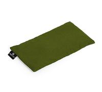 Yoga Studio Coussin de yoga bio parfumé à la lavande et aux graines de lin pour yeux fatigués et maux de tête 23 x 12/13 cm, vert olive