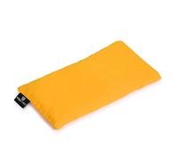 Yoga Studio Coussin de yoga bio parfumé à la lavande et aux graines de lin pour yeux fatigués et maux de tête 23 x 12/13 cm, jaune, 23cm x 12/13cm, weight, 200g
