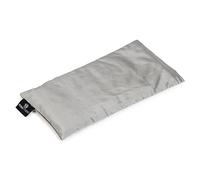 Yoga Studio Coussin de yoga bio parfumé à la lavande et aux graines de lin pour yeux fatigués et maux de tête 23 x 12/13 cm, gris clair, 23cm X14cm