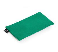 Yoga Studio Coussin de yoga bio parfumé à la lavande et aux graines de lin pour yeux fatigués et maux de tête 23 x 12/13 cm, Vert jade, 23cm x 12/13cm, weight, 200g
