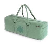 Yoga Studio Sac de kit de yoga | Sac de transport pour équipement avec fermeture éclair YKK complète | Sac de yoga et pilates unisexe en coton avec compartiments de rangement pour tapis et accessoires