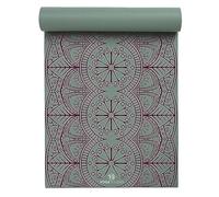 Yoga Studio Tapis de Yoga Conçu Adhérent | Oeko-Tex Anti-Déchirure Antidérapant | Tapis d'Entraînement Exercice Gym Fitness Mandala Yoga & Pilates | 183 cm x 61 cm x 6 mm - Tapis Vert Sauge Mandala