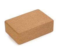 Yoga Studio The Comfortable Large Cork Yoga Block Brique (sans marque) 22,5 cm x 12 cm x 7,5 cm Antibactérienne avec bords arrondis