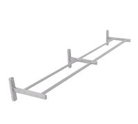 Yoga Support Rangement Balles Yoga Divers Supports D'affichage Yoga Pour Balles, Support Mural Pour Organisateur D'exercices, Support Rangement Pour Équipement Yoga Grande Capacité(Silver,L 245cm(96 1