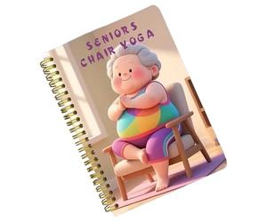 Yoga Sur Chaise Pour Perdre Du Poids - Journal Complet D'entraînement Assis, Carnet De Planification De Gestion Du Poids, Organisateur D'activités De Style De Vie | Compagnon De Fitness Pratique Pour