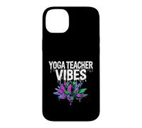 Yoga Teacher Vibes Dripping Lotus Flower Aesthetic Coque pour iPhone 14 Plus